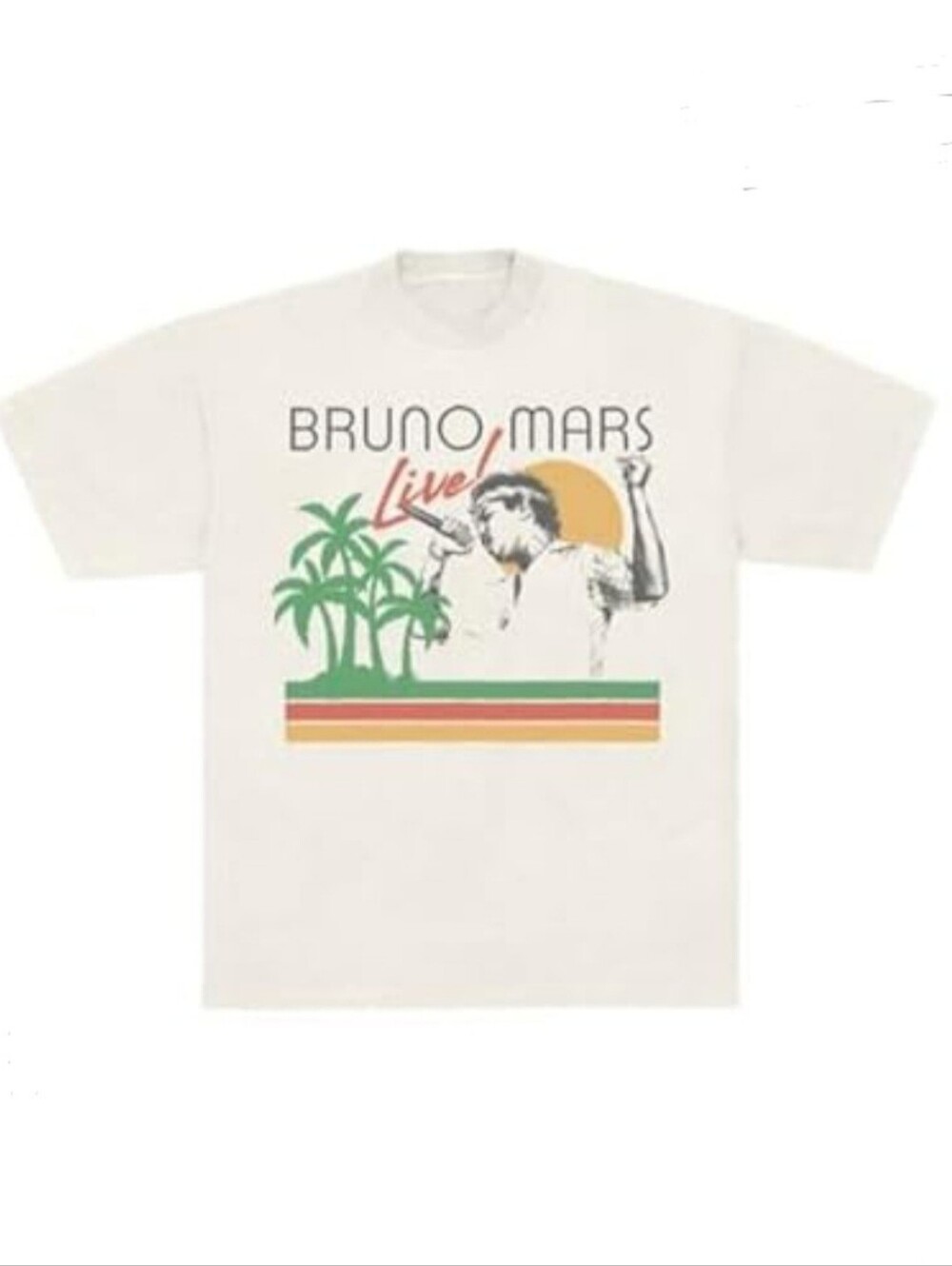BRUNO MARS (2024) Official "Live in Los Angeles" Intuit Dome T-Shirt